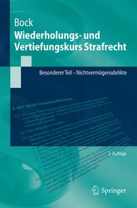 Produktbild: Wiederholungs- und Vertiefungskurs Strafrecht