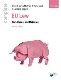 Produktbild: Berry, E: Complete EU Law