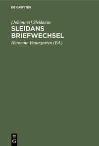 Produktbild: Sleidans Briefwechsel