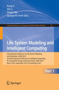 Produktbild: Life System Modeling and Intelligent Computing