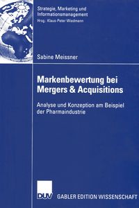 Produktbild: Markenbewertung bei Mergers & Acquisitions