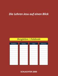 Produktbild: Die Lehren Jesu auf einen Blick