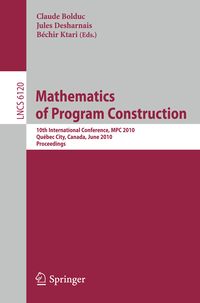Produktbild: Mathematics of Program Construction