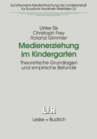 Produktbild: Medienerziehung im Kindergarten