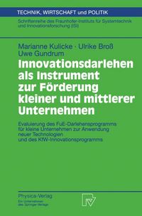 Produktbild: Innovationsdarlehen als Instrument zur F&ouml;rderung kleiner und mittlerer Unternehmen