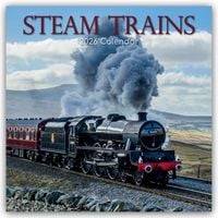 Produktbild: Steam Trains – Dampfeisenbahnen 2026 – 16-Monatskalender