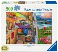 Produktbild: Erwachsenenpuzzle 500 Large Pieces - Beim Camping
