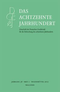 Produktbild: Das achtzehnte Jahrhundert 36/1