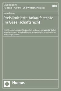 Produktbild: Preislimitierte Ankaufsrechte im Gesellschaftsrecht