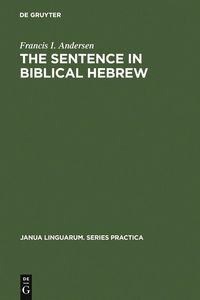 Produktbild: The Sentence in Biblical Hebrew