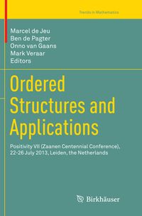 Produktbild: Ordered Structures and Applications