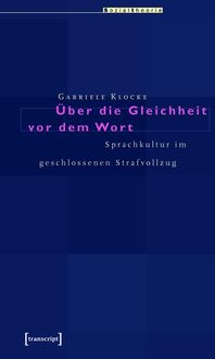 Produktbild: &Uuml;ber die Gleichheit vor dem Wort
