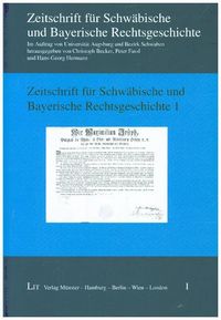 Produktbild: Zeitschrift Schw&auml;bische/Bayerische Rechtsgesch. 1