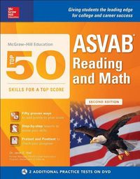 Produktbild: McGraw-Hill Education Top 50 Skills for a Top Score: ASVAB Reading and Math, Second Edition