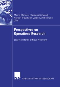 Produktbild: Perspectives on Operations Research