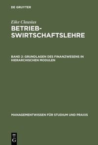 Produktbild: Grundlagen des Finanzwesens in hierarchischen Modulen