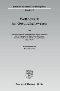 Produktbild: Wettbewerb im Gesundheitswesen.