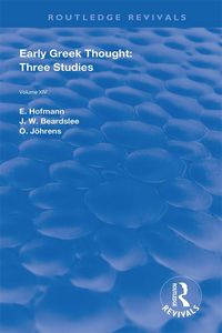 Produktbild: Early Greek Thought