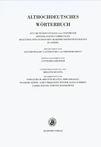 Produktbild: Althochdeutsches W&ouml;rterbuch / Band VI: M&ndash;N. 9. Lieferung (minnon bis mit)