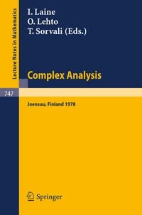 Produktbild: Complex Analysis. Joensuu 1978