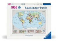 Produktbild: Erwachsenenpuzzle 1000 Teile - Politische Weltkarte