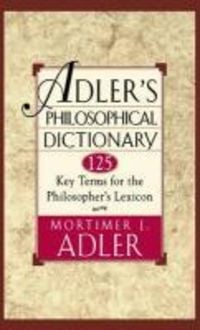 Produktbild: Adler's Philosophical Dictionary
