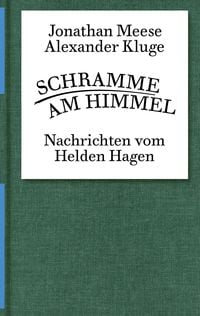 Produktbild: Alexander Kluge, Jonathan Meese. Schramme am Himmel