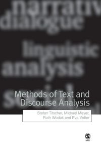 Produktbild: Methods of Text and Discourse Analysis