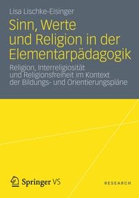 Produktbild: Sinn, Werte und Religion in der Elementarp&auml;dagogik