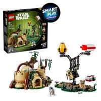 Produktbild: LEGO Star Wars 75422 SMART Play: Jedi-Training an Yodas H&uuml;tte, Spielzeug