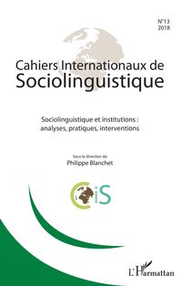 Produktbild: Cahiers Internationaux de sociolinguistique n&deg;13
