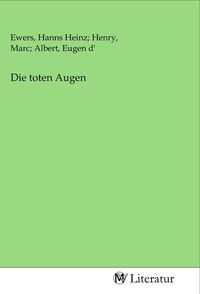 Produktbild: Die toten Augen
