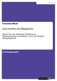 Produktbild: Zum Sterben im Pflegeheim