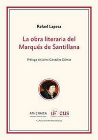 Produktbild: La obra literaria del marqu&eacute;s de Santillana