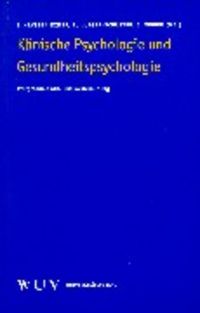 Produktbild: Klinische Psychologie und Gesundheitspsychologie