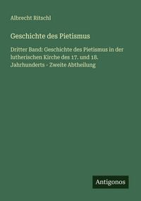 Produktbild: Geschichte des Pietismus