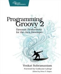 Produktbild: Programming Groovy 2