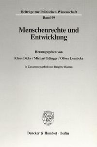 Produktbild: Menschenrechte und Entwicklung.