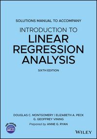 Produktbild: Introduction to Linear Regression Analysis, 6e Solutions Manual
