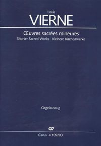 Produktbild: Kleinere Kirchenwerke, Orgelauszug