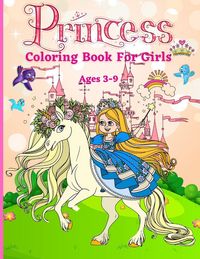 Produktbild: Princess Coloring Book for Girls ages 3-9