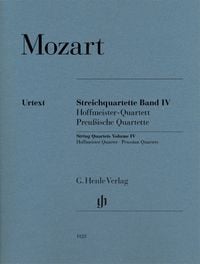 Produktbild: Wolfgang Amadeus Mozart - Streichquartette, Band IV