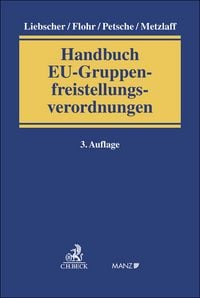 Produktbild: Handbuch EU-Gruppenfreistellungsverordnungen