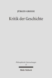 Produktbild: Kritik der Geschichte