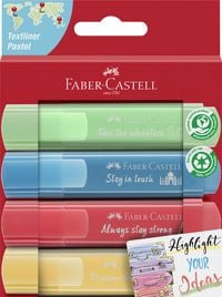 Bild vom Artikel Faber-Castell Textmarker TL 46 Pastell Promo 4er Kar vom Autor 