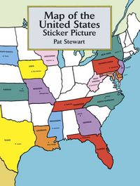 Produktbild: Stewart, P: Map of the United States Sticker Picture
