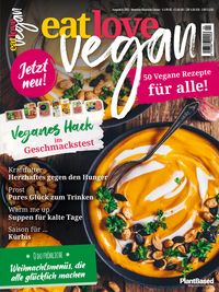 Produktbild: Eat Love Vegan 04 November/Dezember/Januar: Das Magazin - 50 vegane Rezepte f&uuml;r alle!