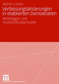 Produktbild: Verfassungs&auml;nderungen in etablierten Demokratien