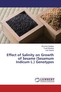Produktbild: Effect of Salinity on Growth of Sesame (Sesamum Indicum L.) Genotypes