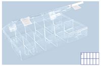 Produktbild: H&uuml;nersdorff 612400 Aufbewahrungsbox PS-CLASSIC (L x B x H) 225 x 335 x 55mm Glasklar 1St.